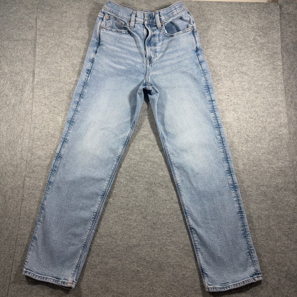 American Eagle 90s Boyfriend Jeans Womens 6 Regular Light Blue Highest Rise